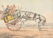 Discoveries in Sports or the Miseries of Driving, you discover that the reins are under his tail - Henry Thomas Alken — artwork view