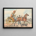 Discoveries in Sports or the Miseries of Driving Henry Thomas Alken — framed artwork on a wall