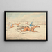 Steeplechase, Five galloping horses to the right - Henry Thomas Alken — framed artwork on a wall