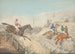 Steeplechase Race Jumping in and out of a Path - Henry Thomas Alken — artwork view