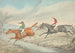 Course d'obstacles trois cavaliers franchissant un ruisseau - Henry Thomas Alken — artwork view