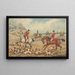 The check, what the hell are you doing here - Henry Thomas Alken — framed artwork on a wall