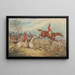 The jump that will exclude many and make the thing selective - Henry Thomas Alken — framed artwork on a wall
