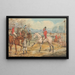 The encounter with luminous faces and joyful hearts - Henry Thomas Alken — framed artwork on a wall