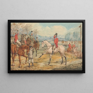 Henry Thomas Alken - The Meet With Bright Faces and Merry Hearts.webp