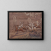 The Night Riders of Nacton, the end of the church and the village of Nacton - Henry Thomas Alken — framed artwork on a wall