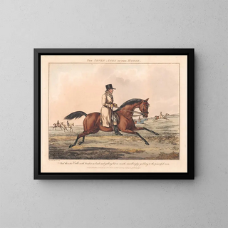 Les Sept Âges du Cheval - Henry Thomas Alken — framed artwork on a wall