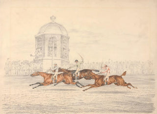 L'arrivée du St Leger de Doncaster - Henry Thomas Alken — artwork view