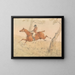 Overlooking a park fence and doing things easily - Henry Thomas Alken — framed artwork on a wall