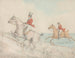 Deux cavaliers franchissant une double barrière - Henry Thomas Alken — artwork view