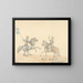 Two Turkish Cavalrymen - Henry Thomas Alken — framed artwork on a wall