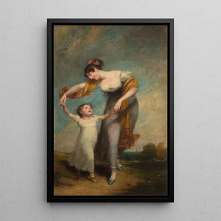 Henry Thompson - Portrait of a mother and child in a landscape.webp