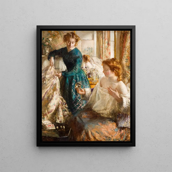 Les observateurs de cristal - Henry Tonks — framed artwork on a wall