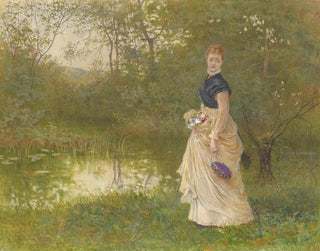 next to the water lily pond - Henry Towneley Green — artwork view