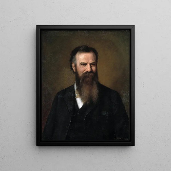 Major John Wesley Powell - Henry Ulke — framed artwork on a wall