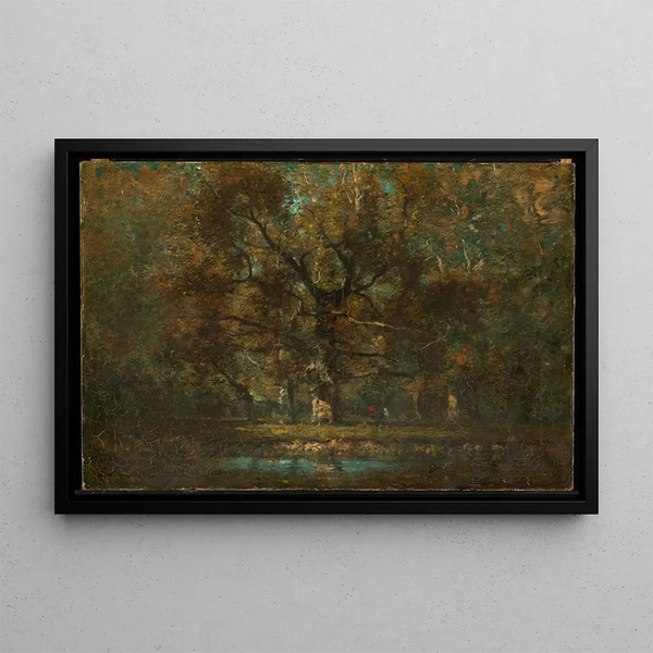 Oak - Henry Ward Ranger — framed artwork on a wall