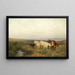 Evening - Henry William Banks — framed artwork on a wall
