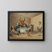A Long Story - Henry William Bunbury — framed artwork on a wall