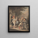 The Duel The Night of Kings Act III Scene IV - Henry William Bunbury — framed artwork on a wall