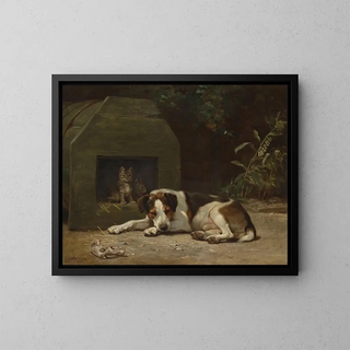 King of the Castle - Henry William Carter — framed artwork on a wall