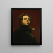 Portrait of a Young Man - Henry Wyatt — framed artwork on a wall