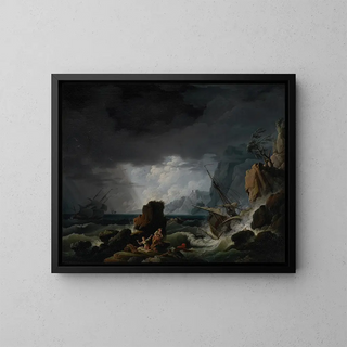 The Shipwreck - Henry d'Arles — framed artwork on a wall