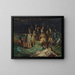Alexandre crying Darius - Henry de Groux — framed artwork on a wall