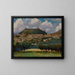 Italian landscape painting - Henryk Dietrich — framed artwork on a wall