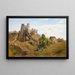 Ruins of Odrzykoń - Henryk Grabowski — framed artwork on a wall
