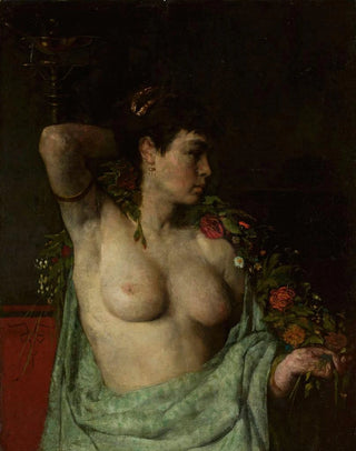 Henryk Pitkowski - Maenad female seminude.webp