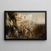 Chandeliers du christianisme esquisse - Henryk Siemiradzki — framed artwork on a wall