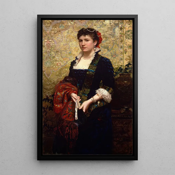Princess Marie Lubomirska - Henryk Siemiradzki — framed artwork on a wall