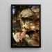 Roman idyll painting before the bath - Henryk Siemiradzki — framed artwork on a wall