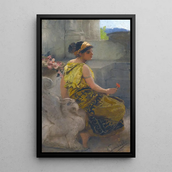 Beauty of the South - Henryk Siemiradzki — framed artwork on a wall