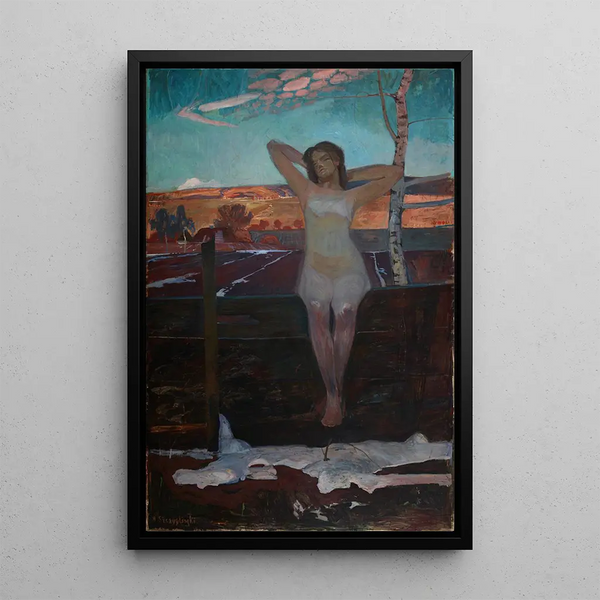 Spring - Henryk Szczygliński — framed artwork on a wall