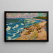 Theme of the Hel Peninsula - Henryk Uziembło — framed artwork on a wall