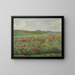 Field of Poppies - Henryk Weyssenhoff — framed artwork on a wall