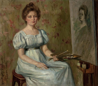 Self-portrait - Henryka Beyer-Czerniewska — artwork view