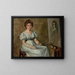 Self-portrait - Henryka Beyer-Czerniewska — framed artwork on a wall