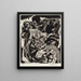 Untitled Painting - Herbert Bennett — framed artwork on a wall