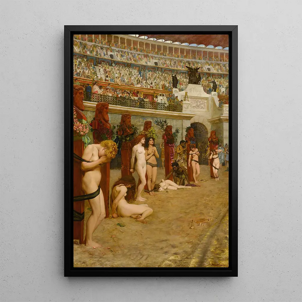 Faithful until death - Herbert Gustave Schmalz — framed artwork on a wall