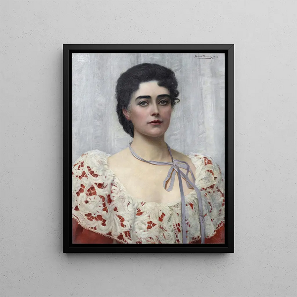 Mme Alec Tweedie - Herbert Gustave Schmalz — framed artwork on a wall