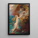 Idylle en haute mer - Herbert James Draper — framed artwork on a wall
