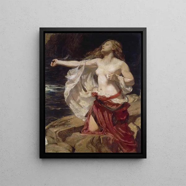Ariane - Herbert James Draper — framed artwork on a wall