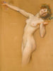 Étude de bacchante pour le matin vintage - Herbert James Draper — artwork view