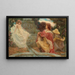 L'Esprit de la fontaine - Herbert James Draper — framed artwork on a wall