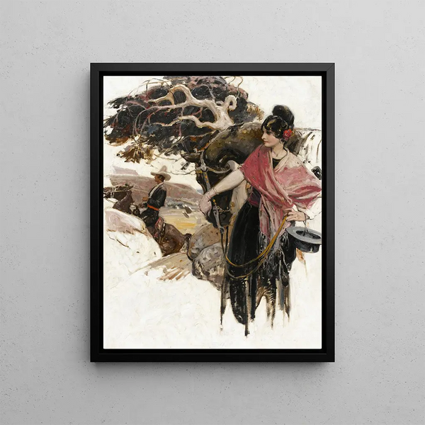 The Doll's House - Herbert Morton Stoops — framed artwork on a wall