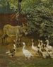 In the farmyard - Herbert William Weekes — artwork view