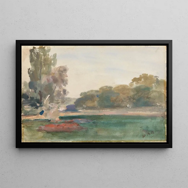A Park - Hercules Brabazon Brabazon — framed artwork on a wall