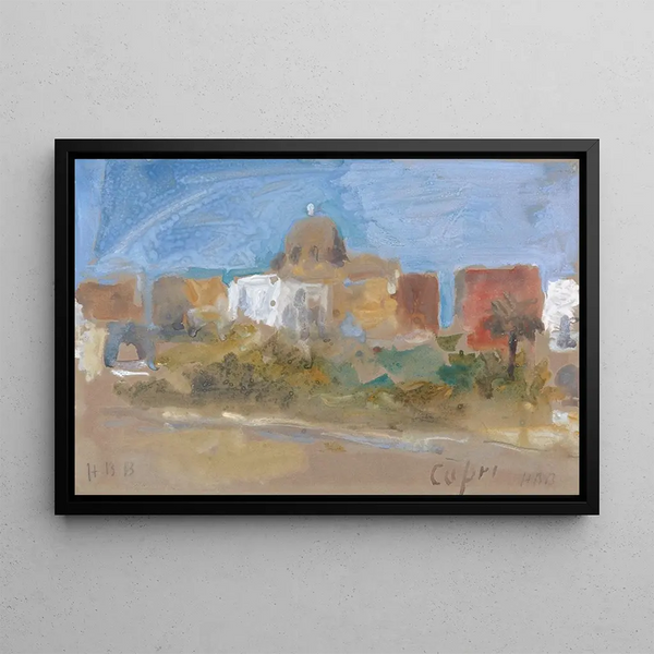 Capri - Hercules Brabazon Brabazon — framed artwork on a wall